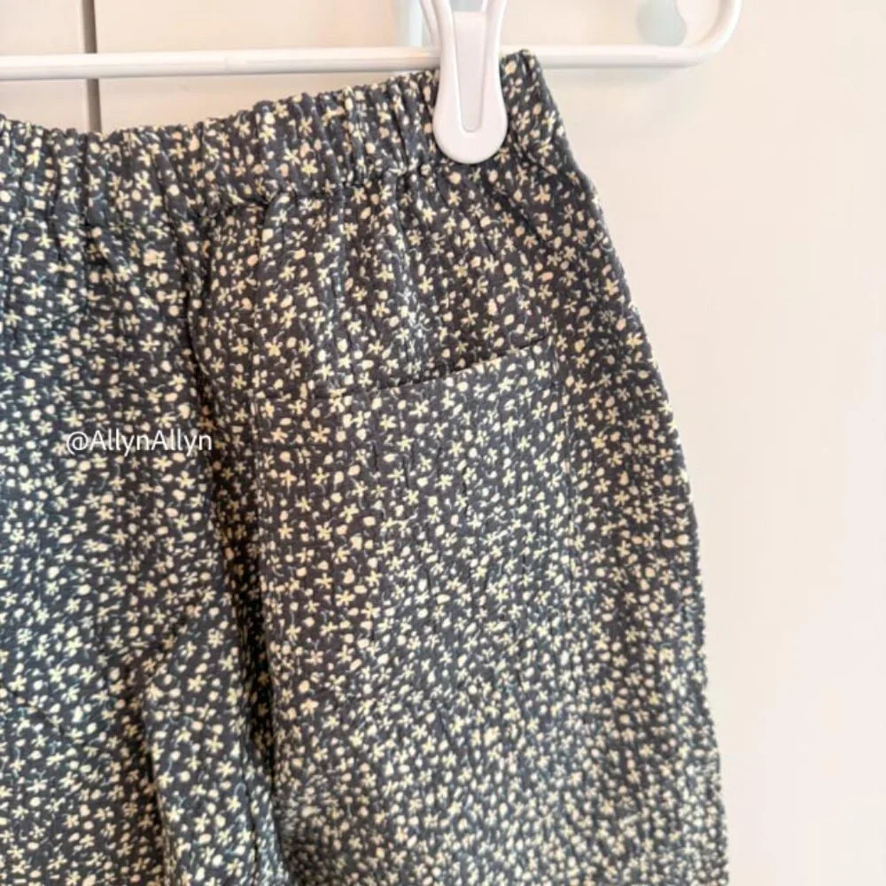 Zara NWT Kids Harem Pants - Pale Floral - 5-6T - Picture 7 of 11